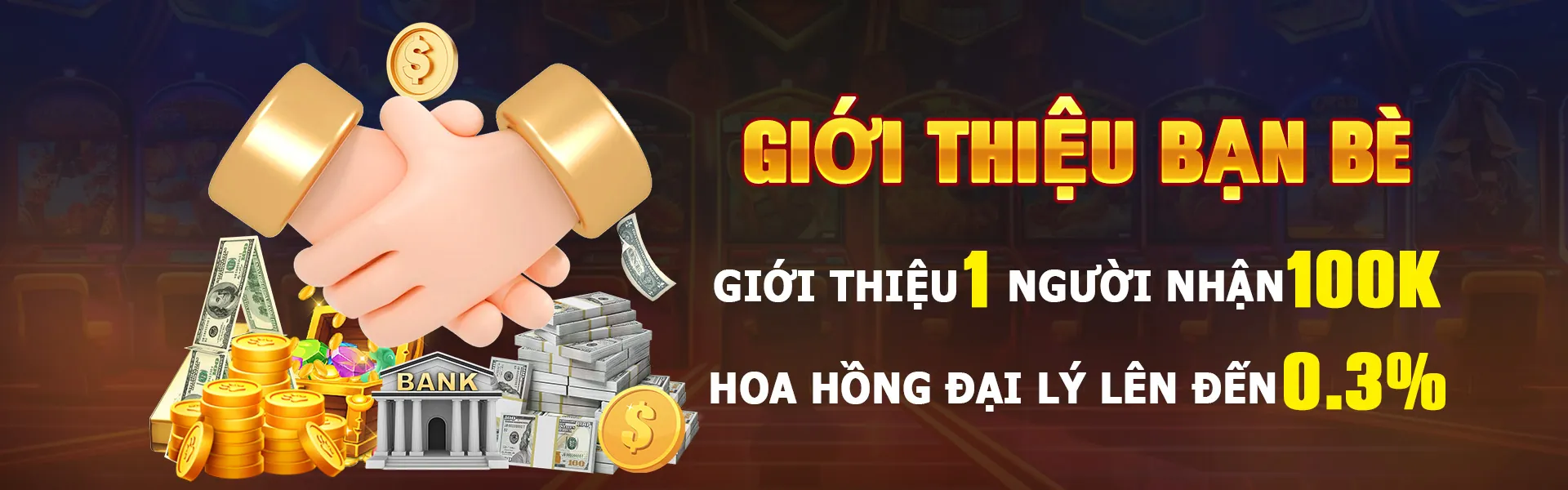 Hình ảnh chính Fun88 Nổ Hũ 2026 với các biểu tượng slot game và tiền thưởng lớn
